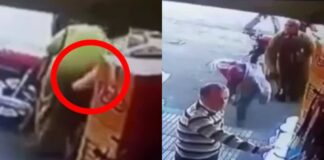 Raw Video: Homeless Man Violates Old Woman, Then She Goes In To Beast Mode