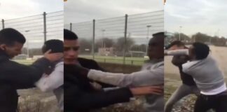 Bully Gets Destroyed In Front Of His Friends By Smaller Guy
