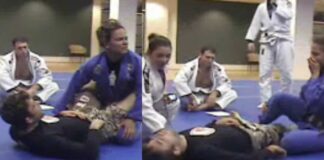 UFC Fighter Choked Out Cold During Martial Art Demonstration