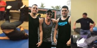 Video: Nick Diaz Break Dancing While Nate Diaz Does The Robot