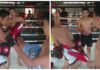 Watch: Muay Thai Trainer Wasn’t Ready for This Kick