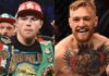 Canelo Alvarez Reacts To Conor Mcgregor’s Cherry Picker Comments