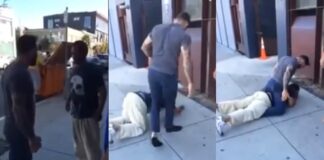 Bully Picks On Woman Until MMA Fighter Saves The Day