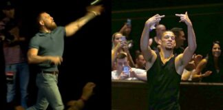 WATCH: Diaz Crew vs. Conor McGregor Full Press Conference Brawl