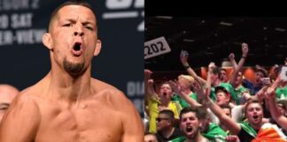 Video: Nate Diaz Confronts Aggressive Conor McGregor Fans After UFC 202