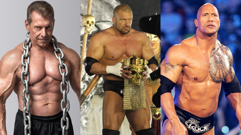 McMahon TripleH The Rock