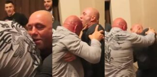 WATCH: Joe Rogan Slammed By UFC Legend During Backstage Scuffle