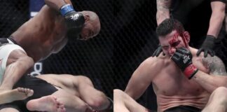 WATCH: Chris Weidman vs. Yoel Romero Ends With Bloody Knockout