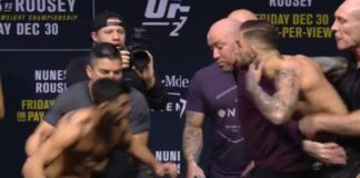 WATCH: Cruz & Garbrandt Explode, Rousey & Nunes Share Intense Staredown