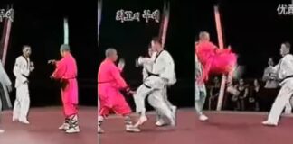 WATCH: Shaolin Monk vs. Taekwondo Master
