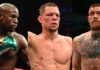 Nate Diaz Issues Two-Word Reaction to McGregor vs. Mayweather Update