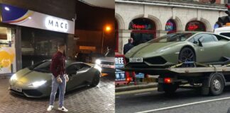 Conor McGregor’s Lamborghini Towed Away In Ireland
