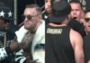 WATCH: Floyd Mayweather’s Entourage Swarms Conor McGregor