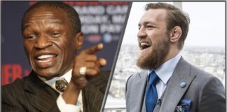 WATCH: Floyd Mayweather’s Dad Crashes Conor McGregor’s Media Session