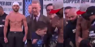 WATCH: Boxer’s Son Attacks Opponent’s Groin At The Weigh-Ins