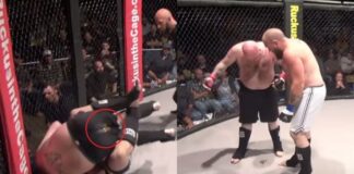 WATCH: MMA Fighter Poops Himself While Getting Choked Out