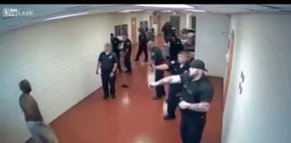WATCH: Prison Inmate Takes on 15 Corrections Officers