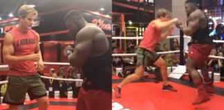 WATCH: Sage Northcutt Spars Against MASSIVE Bodybuilder