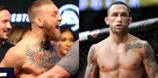 Conor McGregor Reacts to Frankie Edgar’s Boxing at UFC 222 Open Workouts