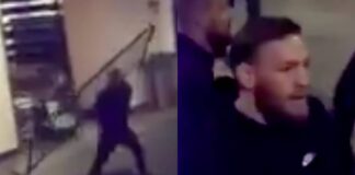 WATCH: Conor McGregor Attacks Bus Full of People at UFC 223 Media Day