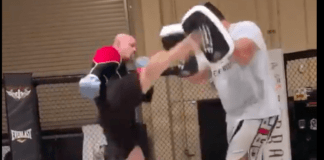 WATCH: Chuck Liddell Hits Pads as Comeback Training Intensifies