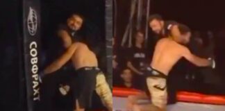 WATCH: MMA Referee Brutally Chokes Rogue Fighter Out Cold