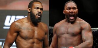 PIC: Massive Jon Jones Squares Up to Anthony ‘Rumble’ Johnson