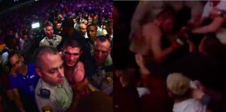 WATCH: Khabib Nurmagamedov Sparks Massive Brawl With Team McGregor
