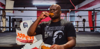 WATCH: Derrick Lewis’s Fried Chicken Training Montage