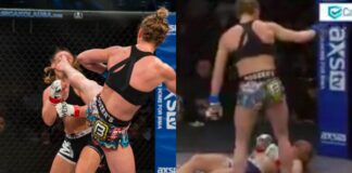 WATCH: Female Fighter Lands Insane Walk-Off HeadKick KO