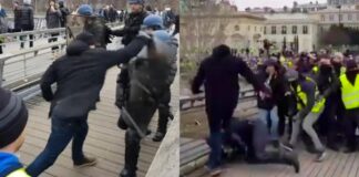 WATCH: Former Boxing Champion Attacks Riot Police With Bare Fists