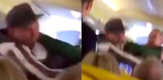 WATCH: Woman Not Wearing Shoes Triggers Savage Plane Brawl