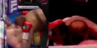 WATCH: Heavyweight Boxer Disqualified After BITING Opponent