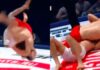 WATCH: MMA Fighter Lands Crazy Flying Slam And Crucifix TKO