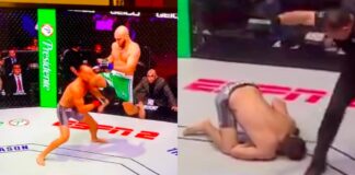 WATCH: MMA Fighter Lands Savage Flying Knee KO