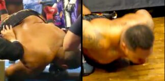 WATCH: Heavyweight Boxer Face-Plants Floor in Brutal Footage