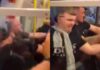 WATCH: Football Fans in Crazy Brawl on London Tube