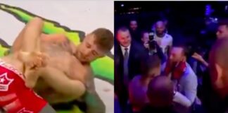 WATCH: James Gallagher Sinks in Guillotine and Celebrates With McGregor