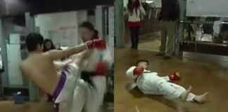 WATCH: Muay Thai Fighter Ends Taekwondo Blackbelt by Headkick KO