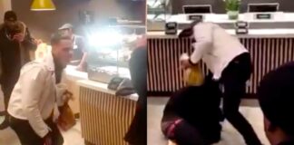 WATCH: Man Wins McDonald’s Fight One-Handed Without Spilling Drink