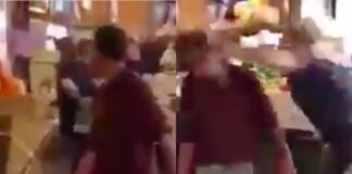 WATCH: Shop Assistant Serves Grocery Store Spitter Slap KO