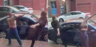 WATCH: Jeff Goldblum Look-Alike Lands Brutal Rib Breaker in Street Fight