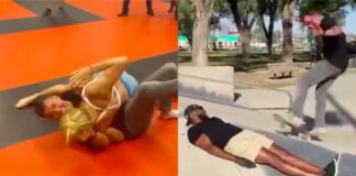 WATCH: Jon Jones and Holly Holm Manhandle Steve-O