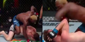 WATCH: Derek Brunson Lights Up Edmen Shahbazyan in TKO Finish