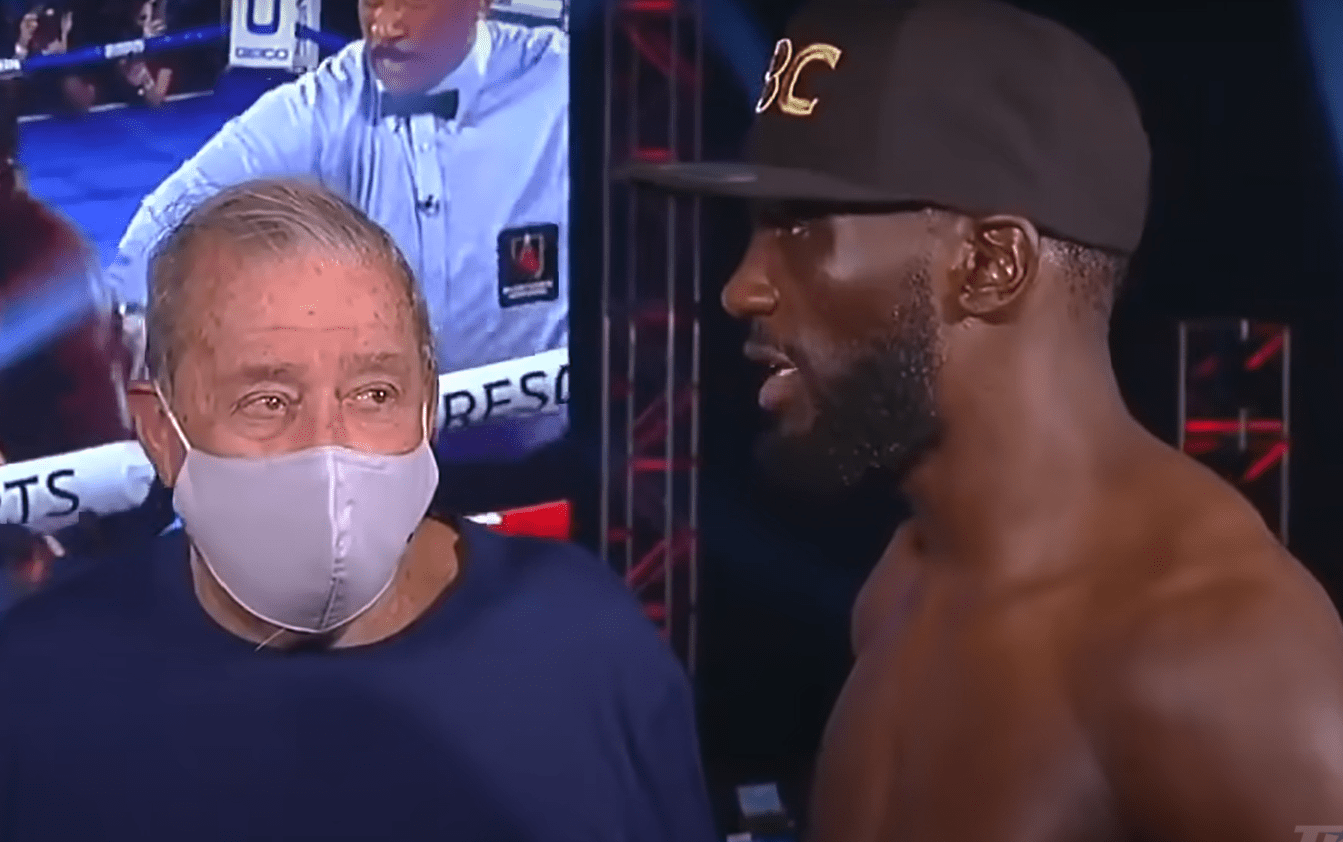 Terence Crawford tells Bob Arum to RELEASE HIM THEN!!