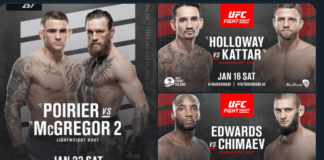 SUPER BIG UFC Fights for the month of January 2021