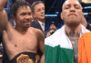 Manny Pacquiao wants Conor Mcgregor as his next fight