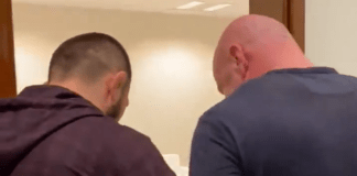 Dana White and Khabib Nurmagomedov just had a MEETING
