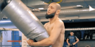 VIDEO: Khamzat Chimaev literally DESTROYS Heavy BAG