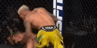 Charles Oliveira rallies back and stops Michael Chandler